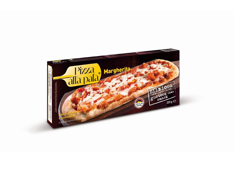 Pravougaona pica Margherita 220g