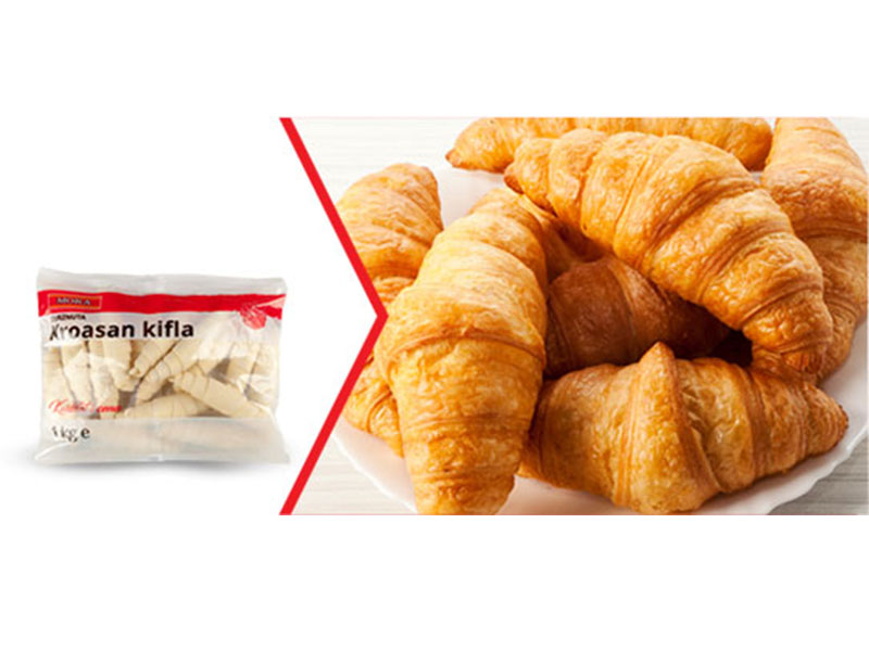 Frozen croissant