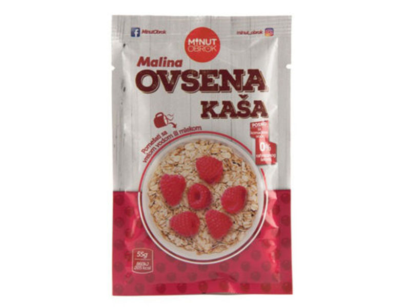 Ovsena kaša sa dodatkom maline-kesica